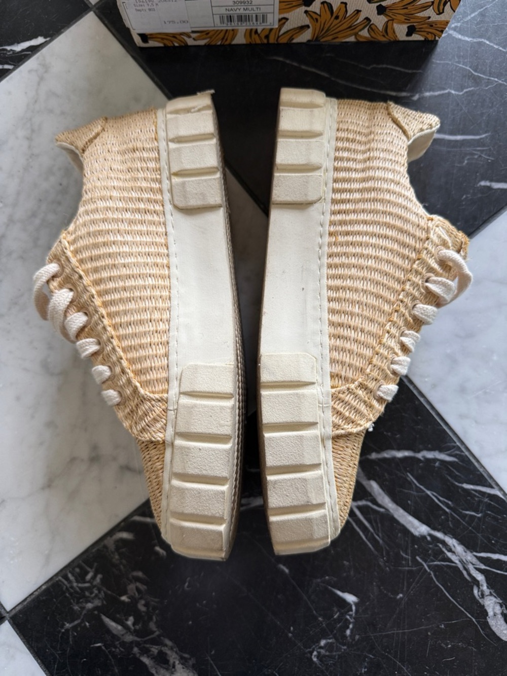 FARM Rio Straw Platform Sneakers - Picture 3 of 9